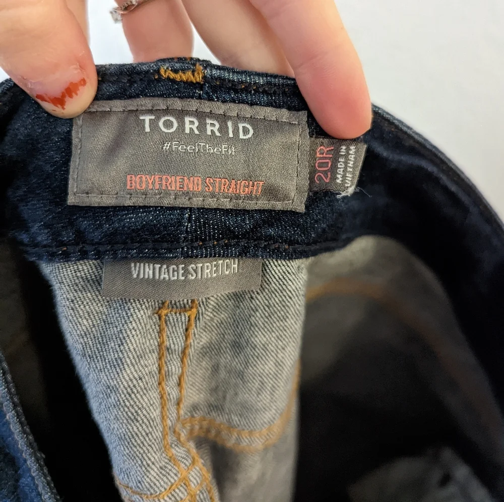Torrid Straight Boyfriend Jeans